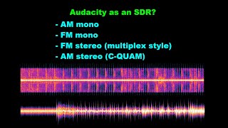 Using Audacity to generate radio signals: AM, FM, FM stereo, AM stereo (C-QUAM) screenshot 5