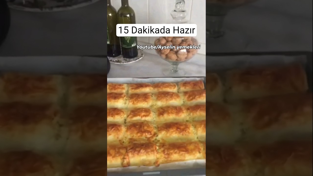 BÖREK En kolay börek 💯 15 Dakikada Hazır #börek  #börektarifleri #pratiktarifler #tarif #yummy
