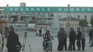 人質の有力な「交換場所」 トルコ・アクチャカレ検問所付近