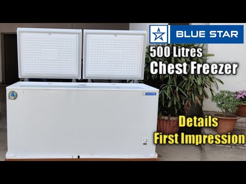 Commercial Chest Freezer BlueStar 500 litres Unboxing & Details @Mehrotra