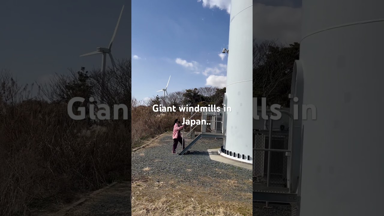 Windmills in japan, join my adventure here in japan by simply follow my page!