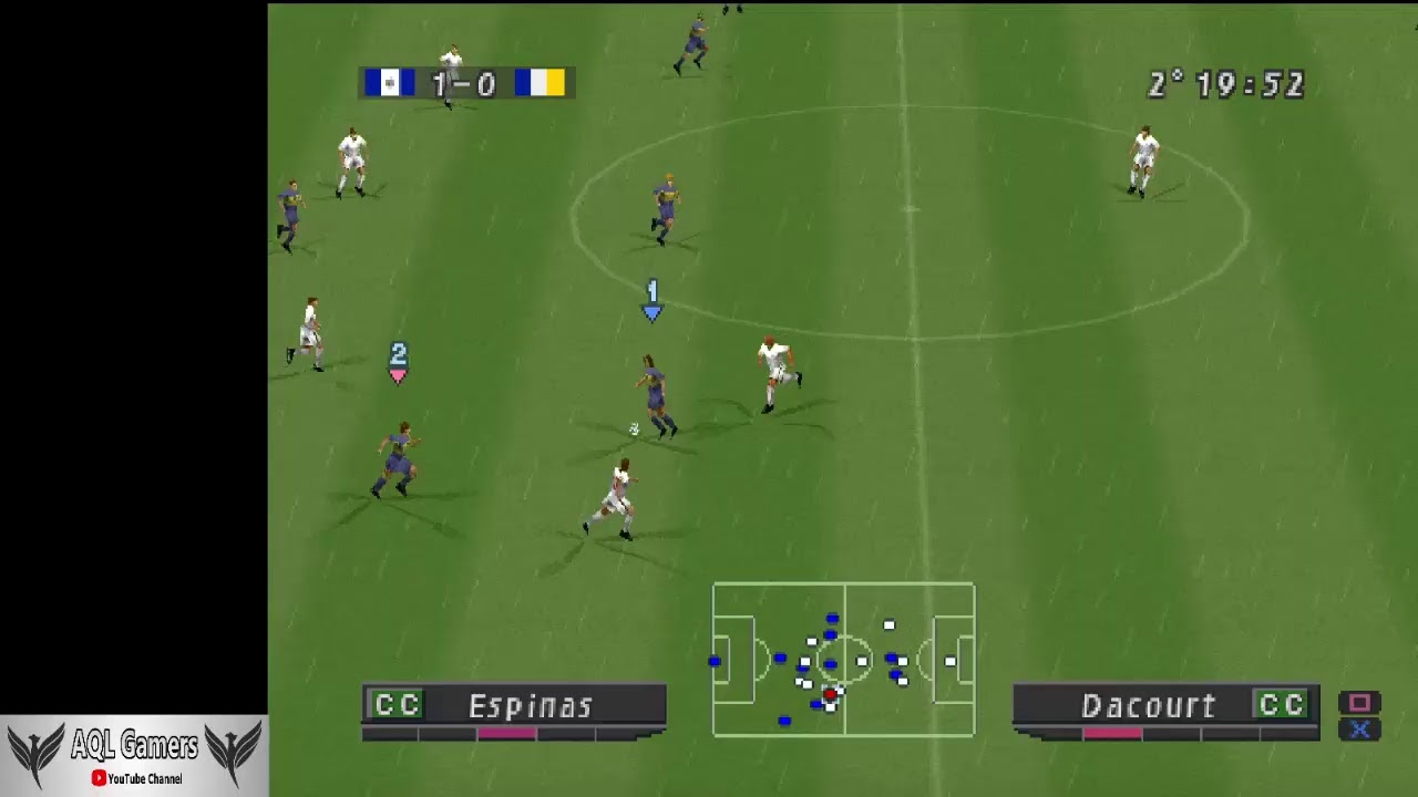 🔴Pro Evolution Soccer 2 (2 players coop) - Master League #2 (Hard)