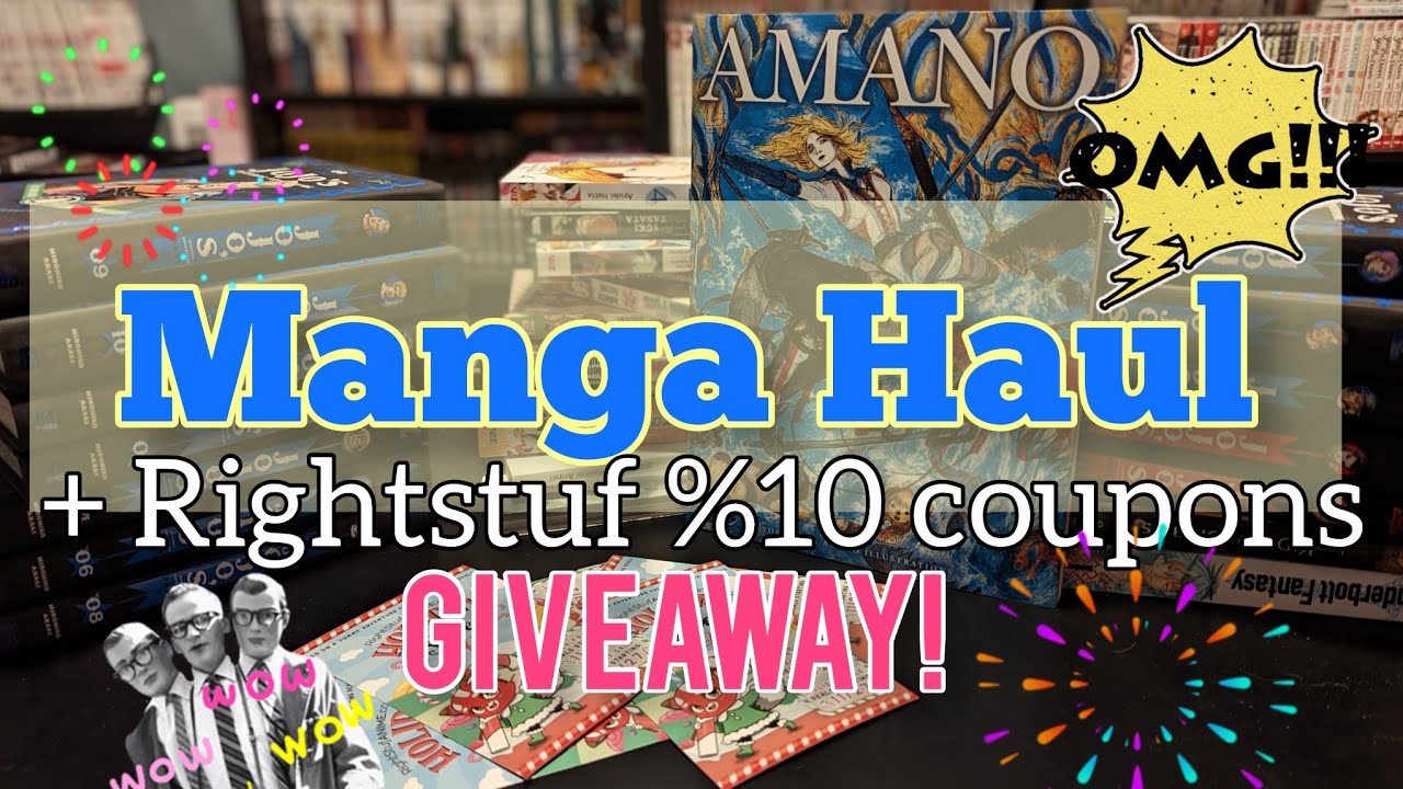 Another Manga Haul?!? + coupons giveaway! 🤪 YouTube