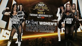 Kendal Grey Vs Lainey Reid Nxt Nov 25, 2025