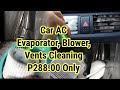 Car AC Cooling Coil Evaporator Cleaning │  How to Clean Car Aircon Evaporator without removing