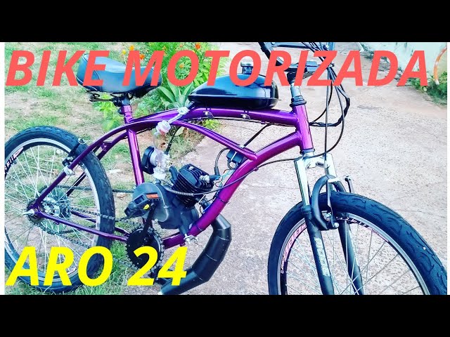 Bicicleta aro 24 motorizada