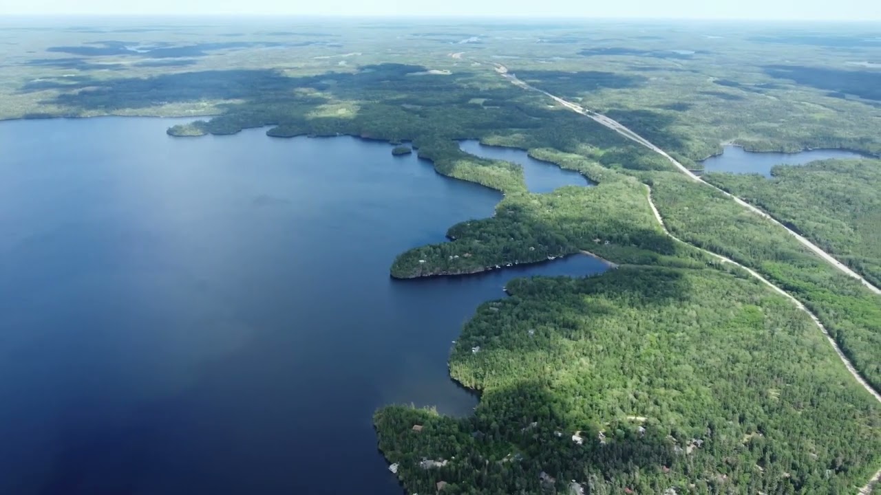 Cinematic Drone Video West Hawk Lake Manitoba, Canada