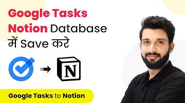 How to Save New Tasks from Google Tasks in Notion Database (Hindi) - Google Tasks Notion Integration