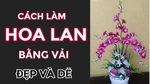 Hướng dẫn làm hoa bằng vải voan