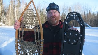 Modern vs Traditional Snowshoes in Deep Snow