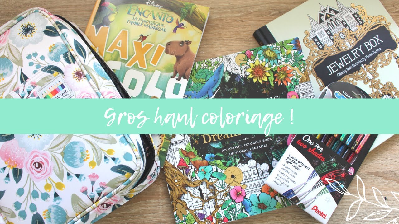 HAUL COLORIAGE - Livres, materiel, action !