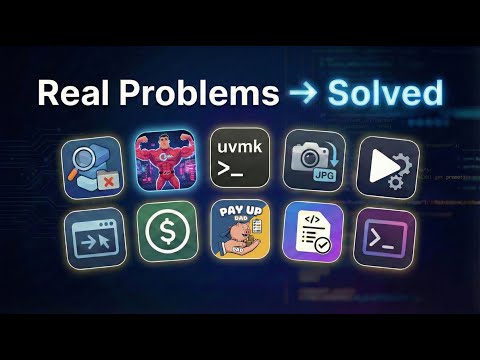 I Built 9 Apps That Make My Life Easier thumbnail