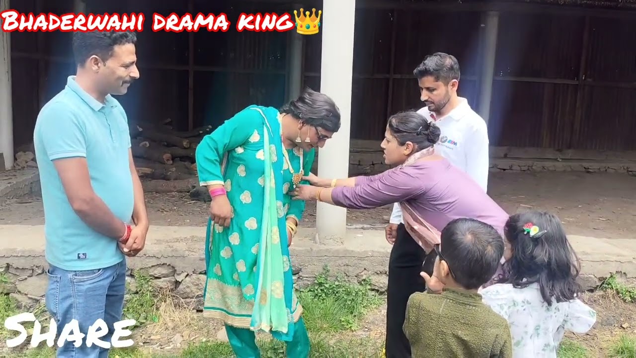 Bhaderwahi drama king👑 || (Normal kovnsh Farrar Ravi bhaderwahi ka sath)#bhaderwahidramaking #comedy