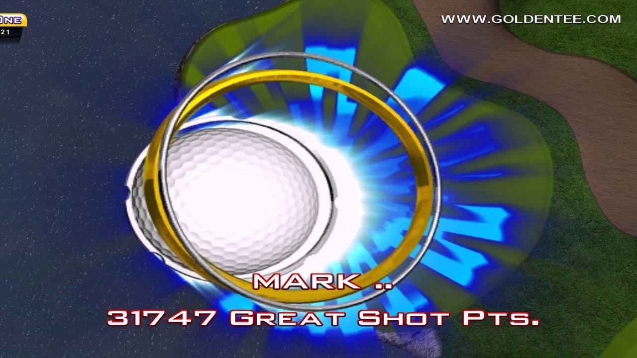 Golden Tee Great Shot on Greek Hills!