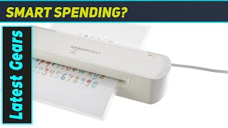 Amazon Basics 9-Inch Thermal Laminator: Simple, Fast, and Super Effective!