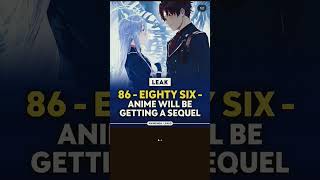 86-Eighty Six Season 2 in production #Anime#86#Crunchyroll