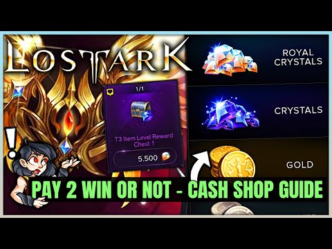 Lost Ark Pay 2 Win - Full Crystals & Gold Guide - Cash Shop Explained - P2W Or Not! (2022 Gameplay)