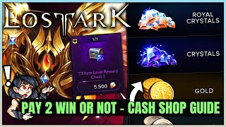 Lost Ark Pay 2 Win - Full Crystals & Gold Guide - Cash Shop Explained - P2W Or Not! (2022 Gameplay)