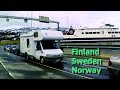 Путешествие в норвегию на автодоме с семьей! trip to norway with caravan.