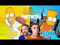 We Destroyed Springfield in Fortnite *The Simpsons Challenge*