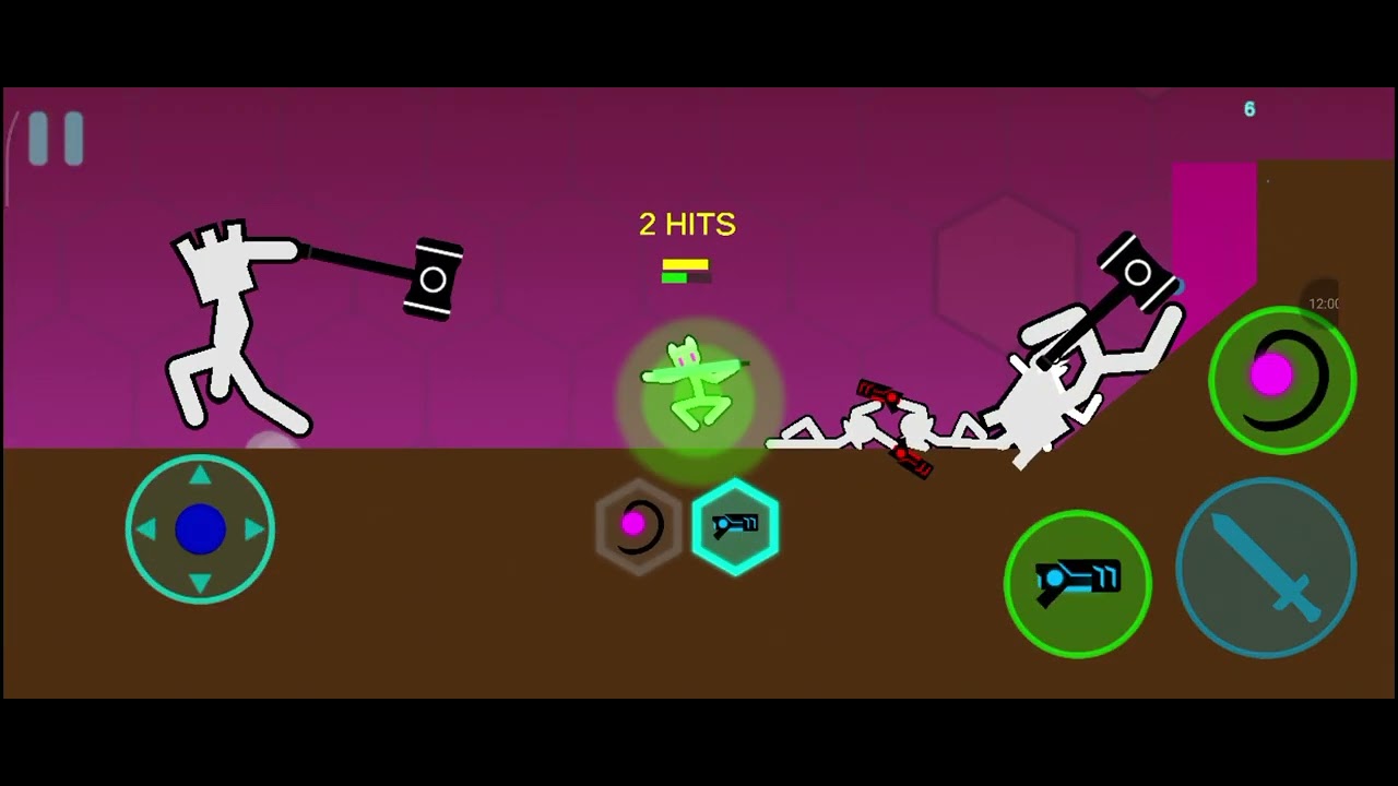 Peak gameplay of stickman game!??!?!?!