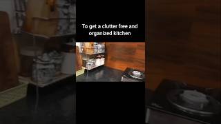 | How to get a clutter free nnd organized kitchen | #home #home #organizedhome #organizedliving