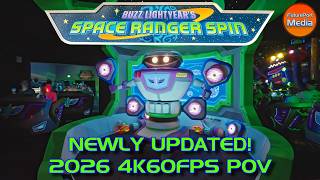 Newly Updated Buzz Lightyears Space Ranger Spin 2026 4K60Fps Pov Magic Kingdom Wdw