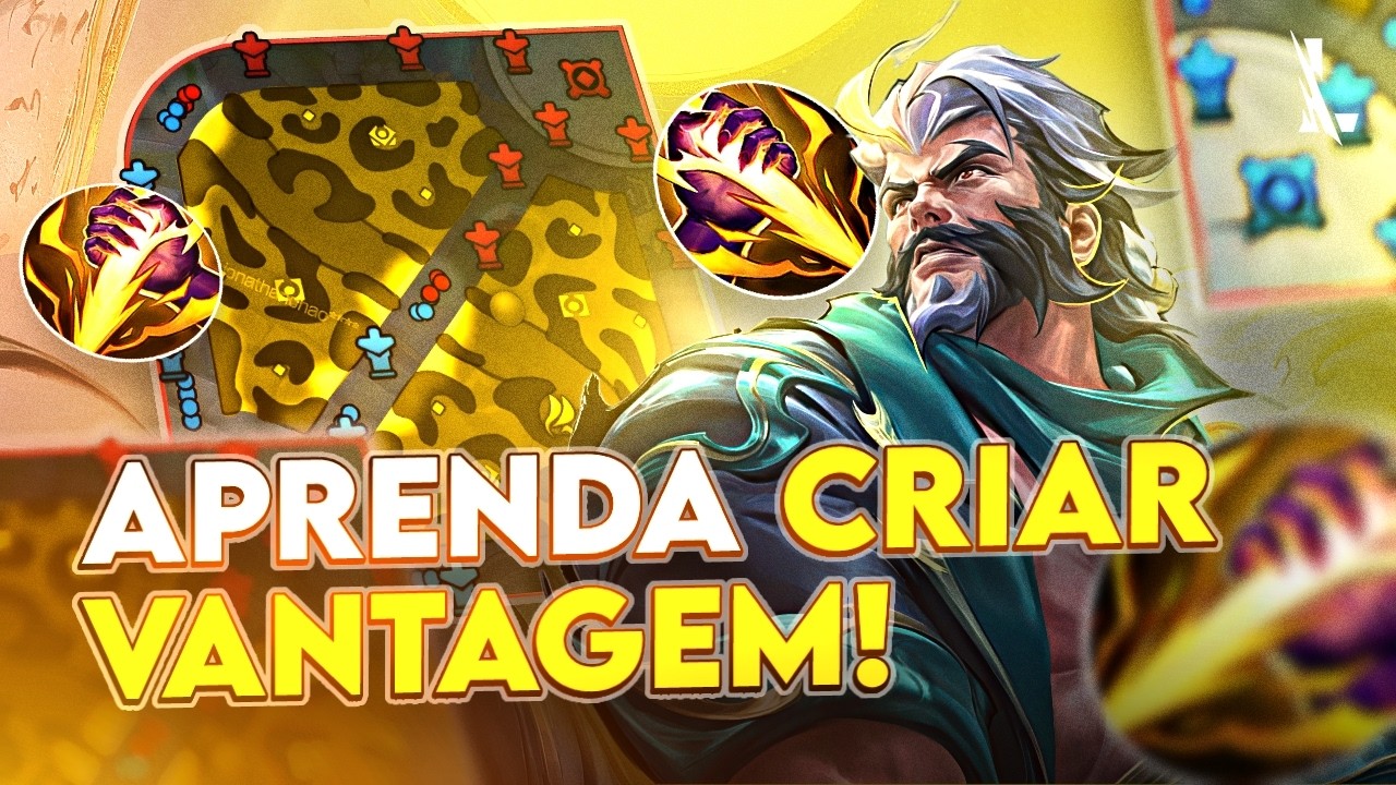 COMO ABRIR VANTAGEM NA JUNGLE! SUBA DE ELO JOGANDO DE TRYNDAMERE | LoL Wild Rift