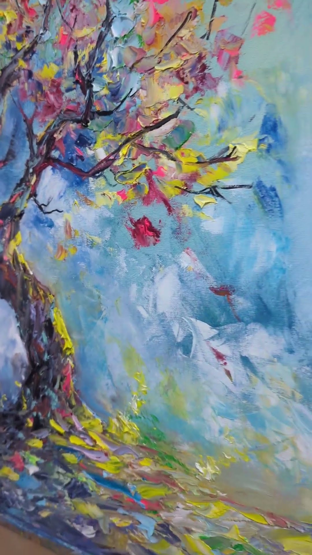 Tree of Life — video of Volodymyr Myriyevskyy painting in the studio