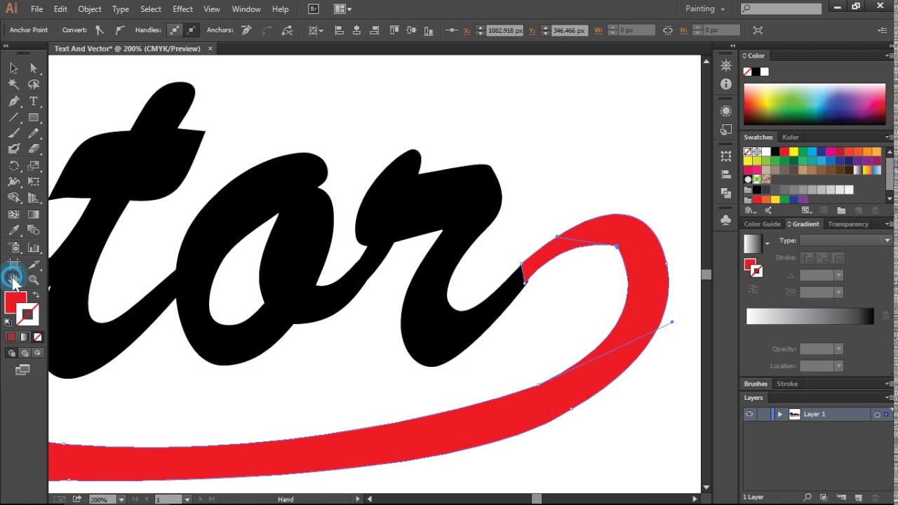 Bài 14. Thiết kế hiệu ứng Text kết hợp với Vector trong Adobe ...