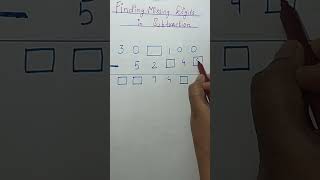 finding missing digits in subtraction/Fill empty boxes in subtraction problems/ Class 6th Maths