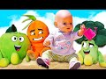 Baby Born -nuket & Baby Annabell -nukke. Lasten videoita suomeksi. Lelurattaat ja muovailuvahasetit.