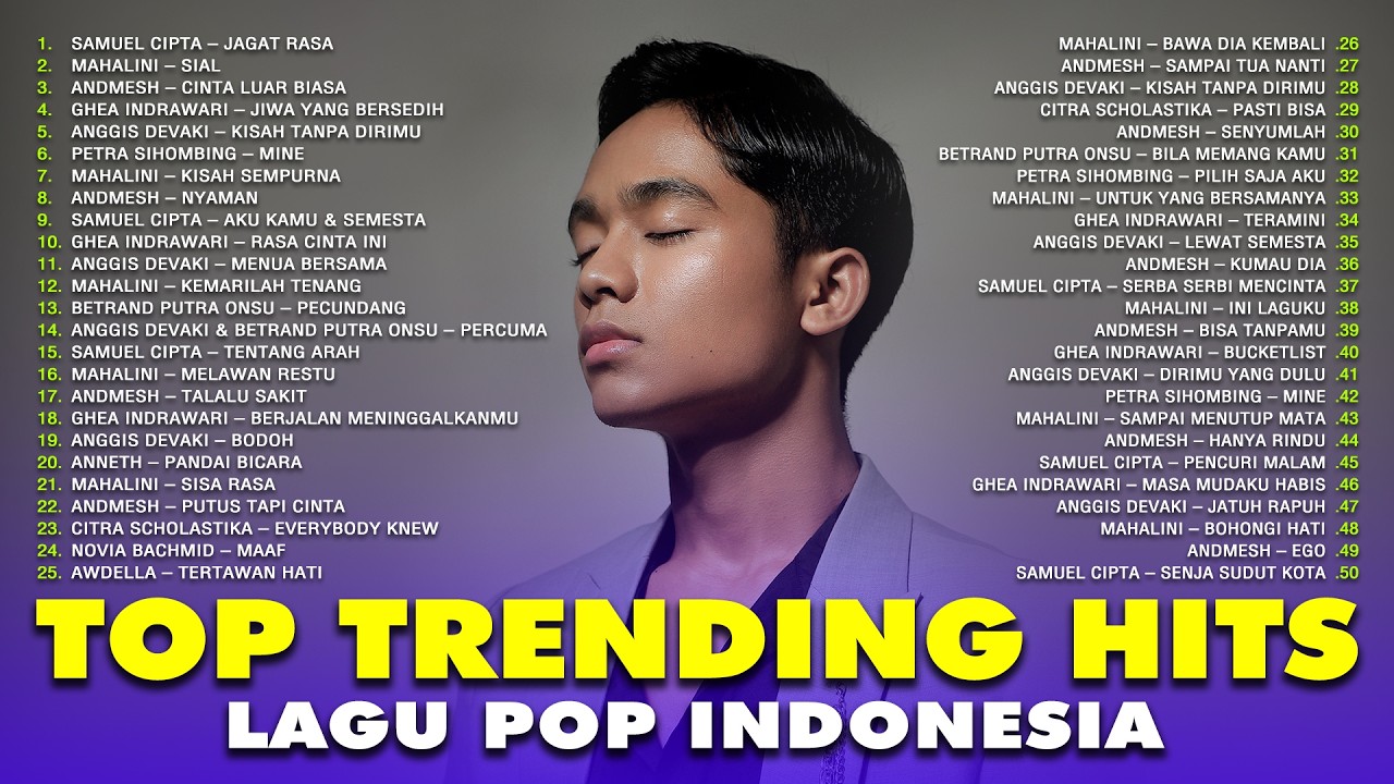 TRENDING TOP HITS LAGU POP VIRAL TIKTOK & SPOTIFY TERBARU INDONESIA - KUMPULAN MUSIK TERBAIK
