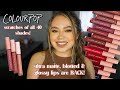 COLOURPOP ULTRA MATTE, BLOTTED &amp; GLOSSY LIPS ARE BACK! 💄 SWATCHES + REVIEW! | Makeupbytreenz