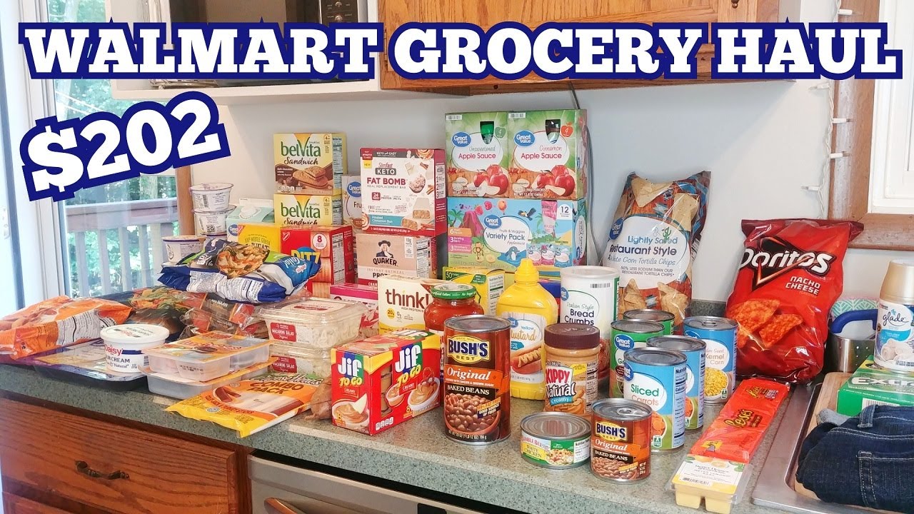 NEW WALMART GROCERY HAUL/ WALMART PICKUP/ AUGUST 2021 🛒 YouTube