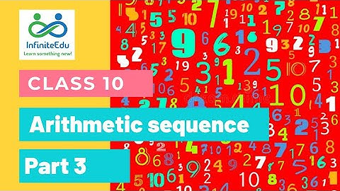 sslc mathematics chapter 1 arithmetic sequence part 3