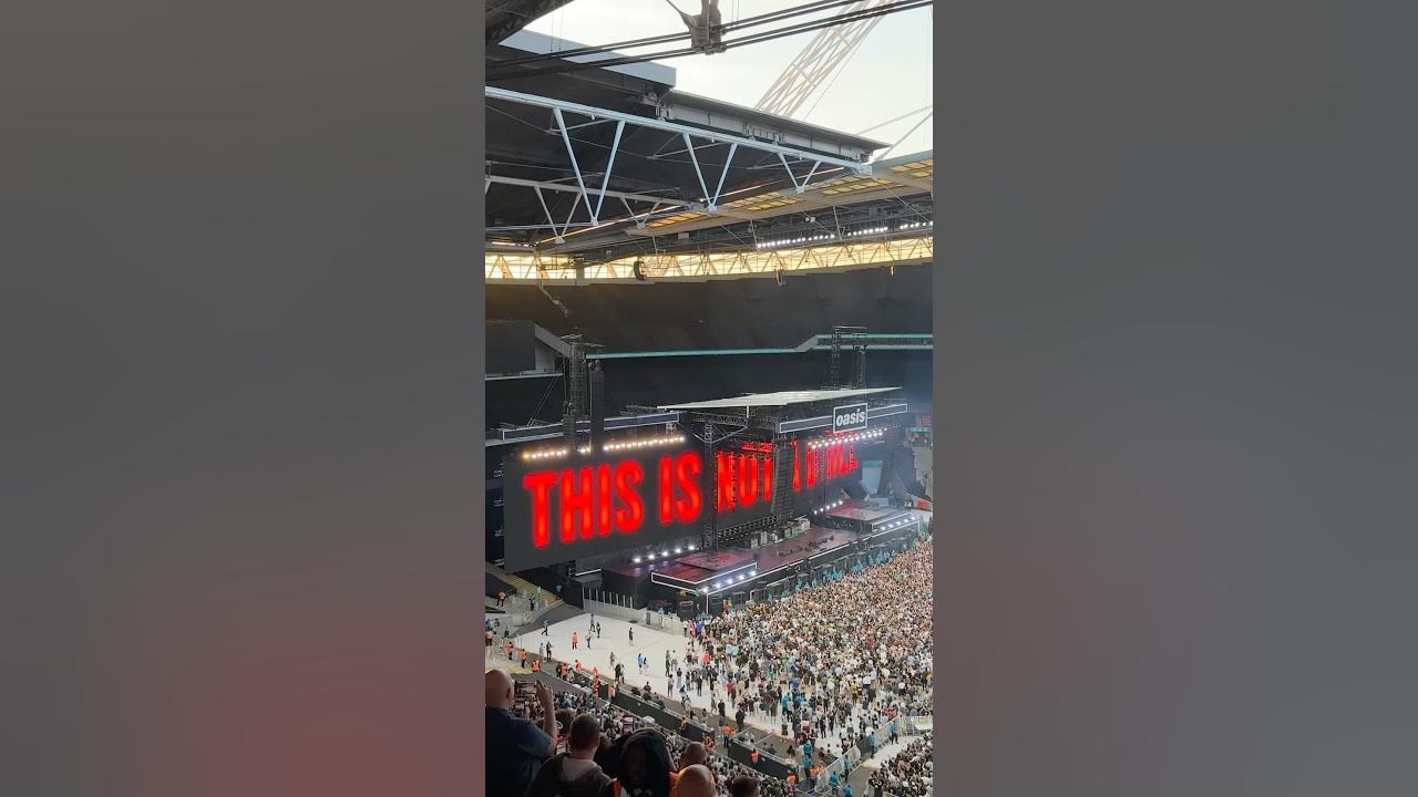 Oasis Intro - Good to be Back - Wembley 2025 #oasis Oasis Intro - Good to be Back - Wembley 2025 #oasis