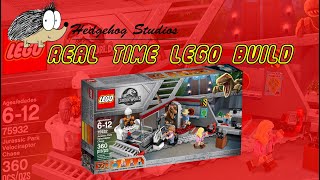 Real Time ASMR build of Lego set #75932 Jurassic Park Velociraptor Chase (Soft Spoken) screenshot 2