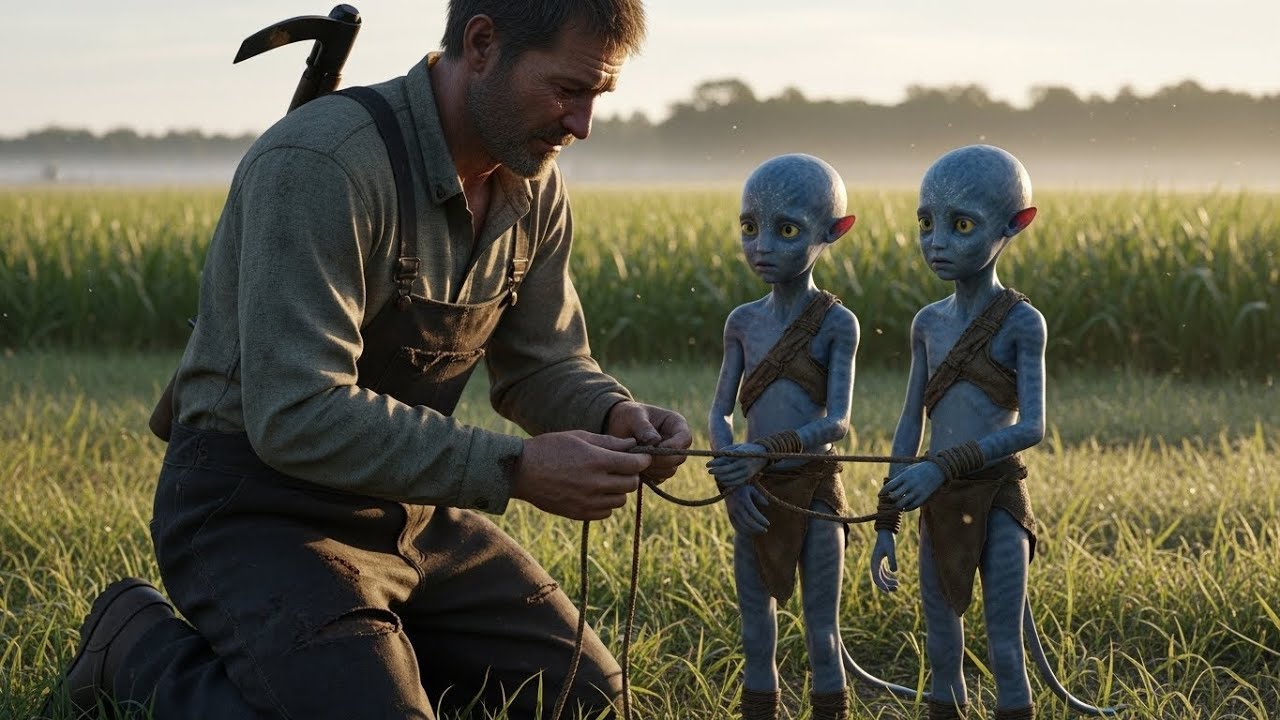 A Single Father Found Alien Twins Tied Up on His Farm—His Choice Changed Everything | HFY