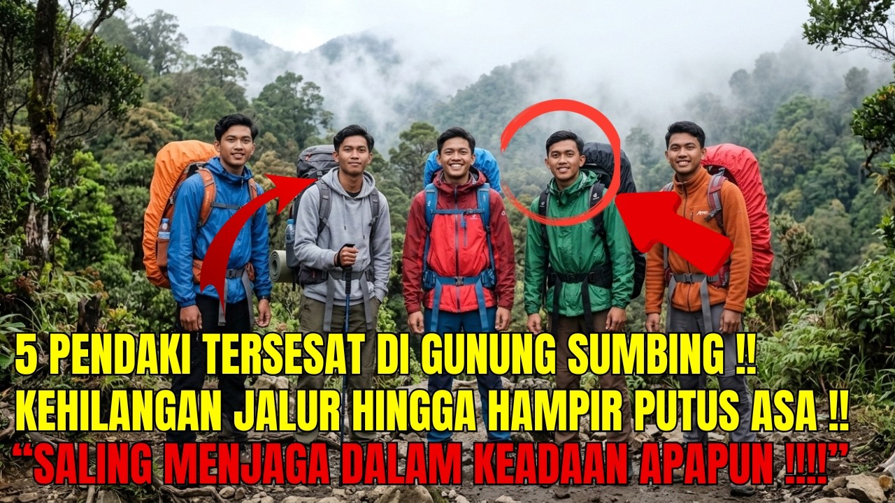 5 PENDAKI HILANG DI GUNUNG SUMBING, NTAH KARENA MEREKA LALAI ATAU MEMANG DIGANGGU OLEH MAKHUK GHOIB