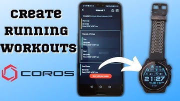How To Create Running Workouts On The Coros App - A Step By Step Guide #coros
