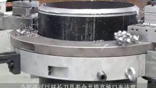 Aluminum Alloy Split frame pipe cutting and beveling machine
