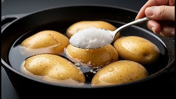 Just potatoes and salt! It