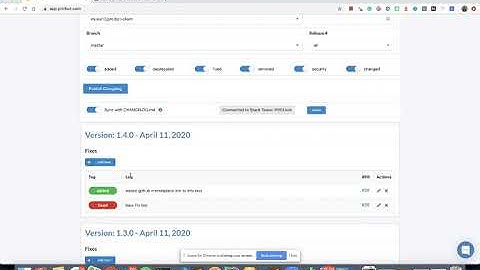 Demo: Changelogg - Automatic, effortless, no-code changelog for every release