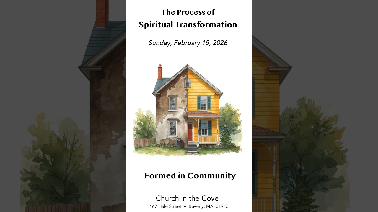 Spiritual Formation:  Formed In Community