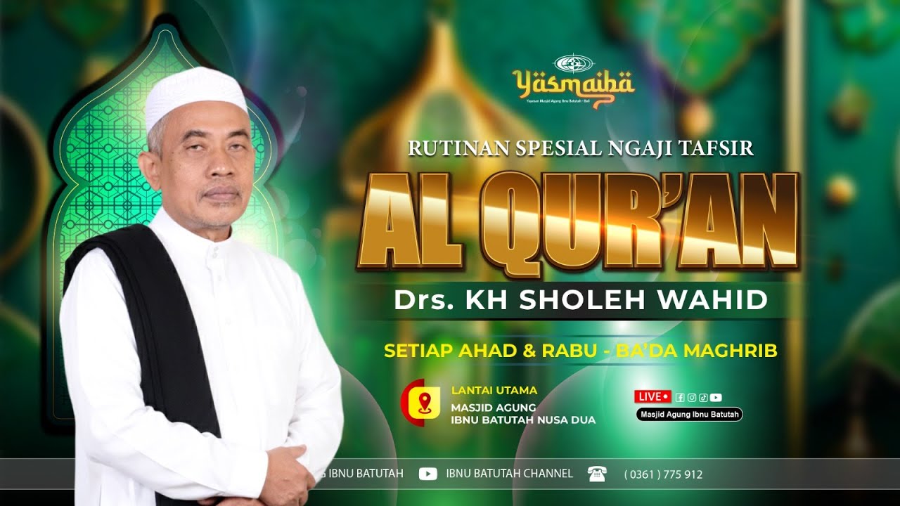 🔴 LIVE Spesial Ramadhan Ngaji Tafsir Al Qur'an Surah Syams | Drs. KH Sholeh Wahid | 02 Maret 2026