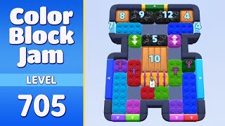 Color Block Jam Level 705 | Every Puzzle Solved! 🎯