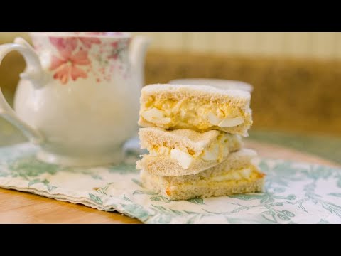 How to make this popular English Tea Sandwich - the Egg Mayo Sandwich