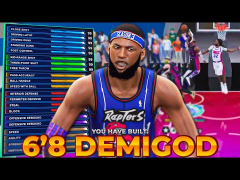 This 6'8 Build is GAMEBREAKING! BEST Build in NBA 2k25 Season 6!