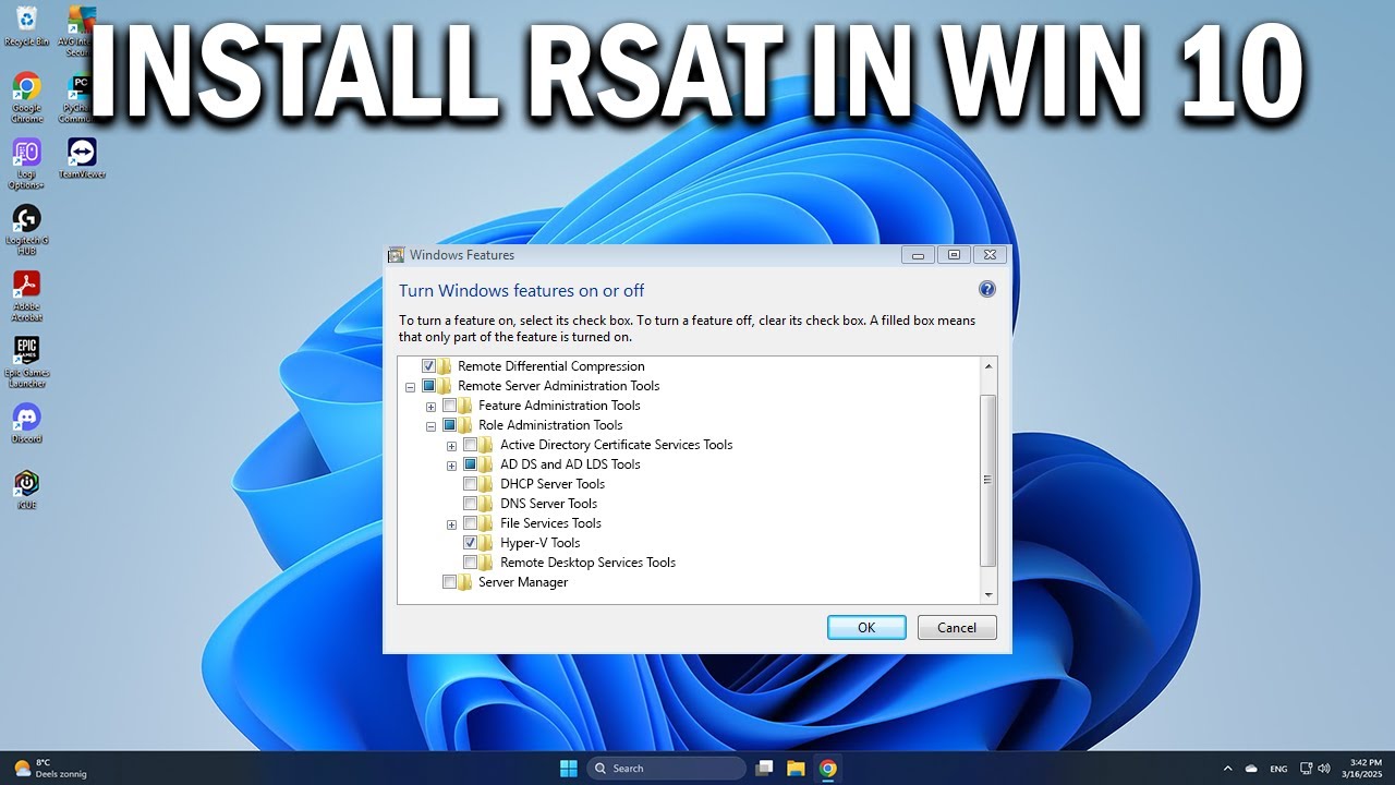How To Install RSAT Remote Server Administration Tools for Windows 10 ...